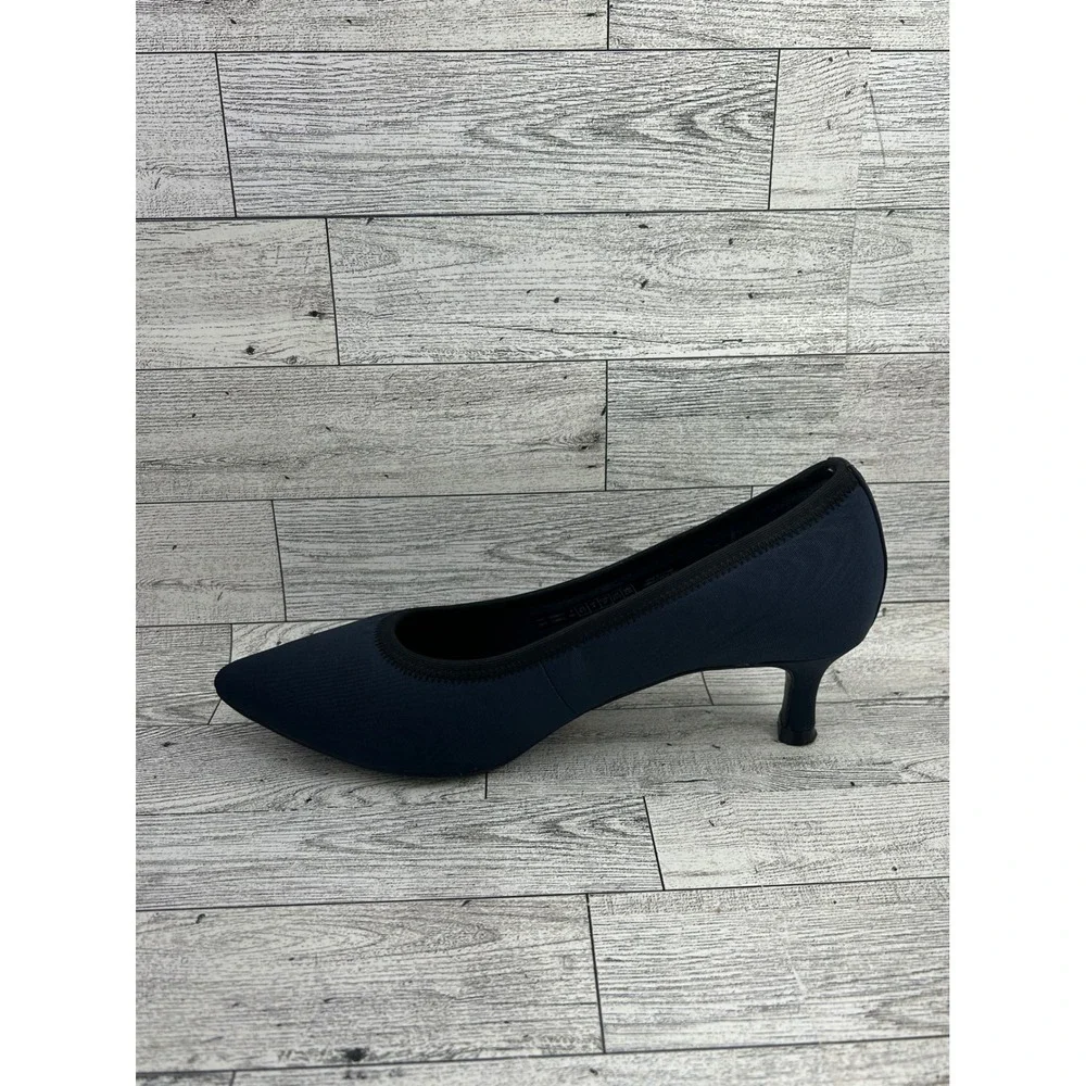 Rockport Total Motion Navy Blue Pointed Toe Heel Pumps Classic‎ Business Casual